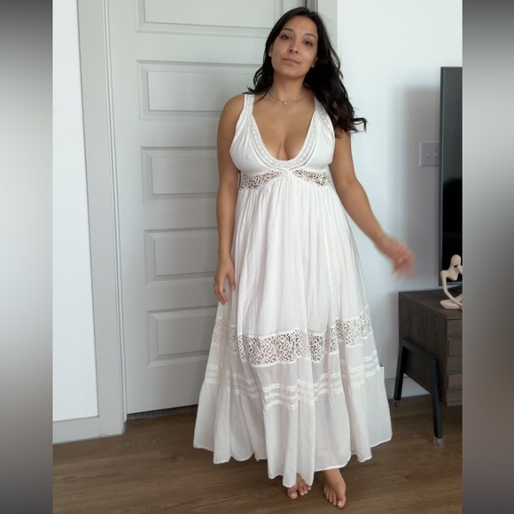 Free people Carla ivory lace dress - Picture 5 of 8